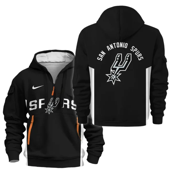 Everyday Hoodie Half Zipper, Athletic-Inspired Logo HVN1095