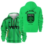 Lightweight Sports Hoodie Half Zipper, Unique Logo Print HVN1096