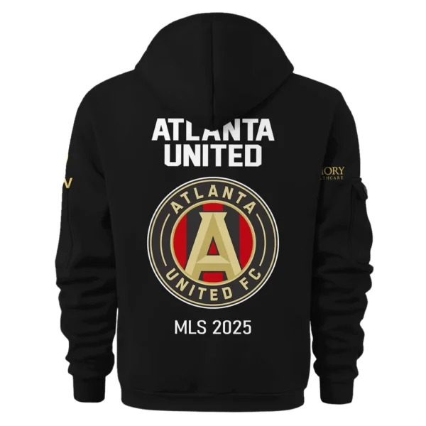 Outdoor Half-Zip Hoodie, Team Spirit Logo Design HVN1096 - Image 3