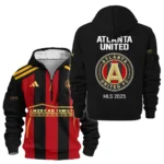 Outdoor Half-Zip Hoodie, Team Spirit Logo Design HVN1096