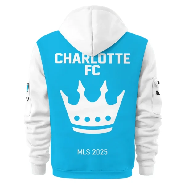 Athletic Half-Zip Hoodie, Team-Style Logo Print Hoodie Gift For Football Fans HVN1096 - Image 3