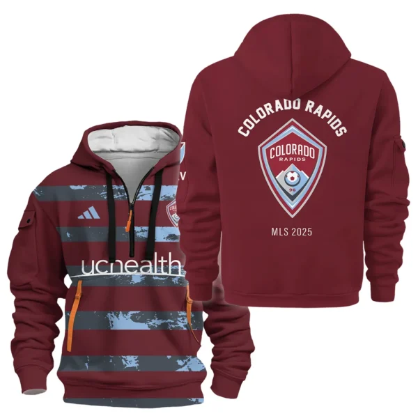 Casual Sports Hoodie Half Zipper, Modern Logo Detail Printing HVN1096