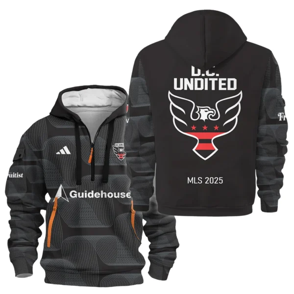 Urban Streetwear Hoodie, Half-Zip with Exclusive Logo HVN1096