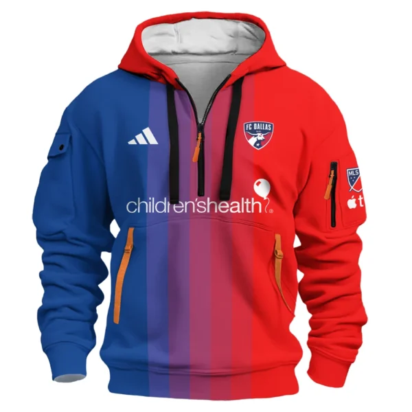 Performance Hoodie Half Zipper, Fan Edition Logo HVN1096 - Image 2