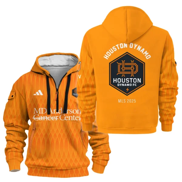 Everyday Hoodie Half Zipper, Athletic-Inspired Logo HVN1096
