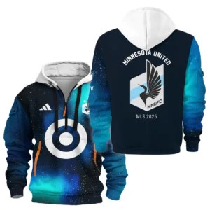 Fan Gift Hoodie Half Zipper, Sports-Inspired Logo Design HVN1096