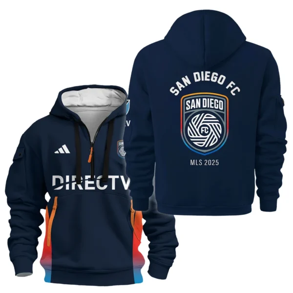 Training Hoodie Half Zipper, Fan-Friendly Logo Design HVN1096