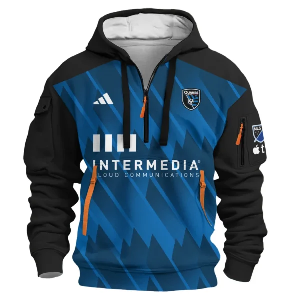 Fan Gift Hoodie Half Zipper, Sports-Inspired Logo Design HVN1096 - Image 2
