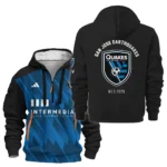 Fan Gift Hoodie Half Zipper, Sports-Inspired Logo Design HVN1096