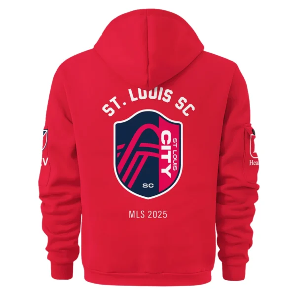 Casual Sports Hoodie Half Zipper, Modern Logo Detail Printing HVN1096 - Image 3