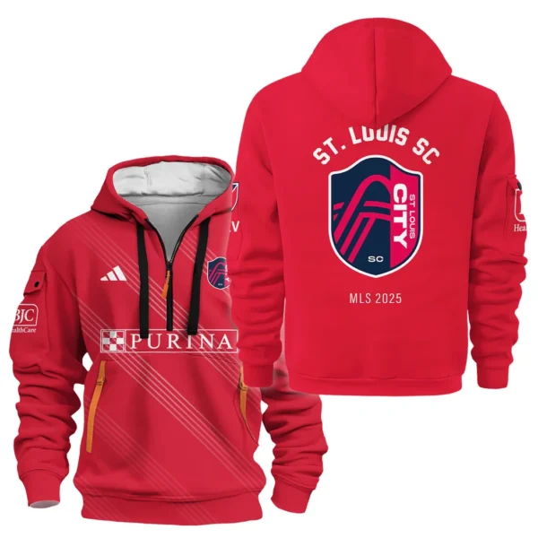 Casual Sports Hoodie Half Zipper, Modern Logo Detail Printing HVN1096