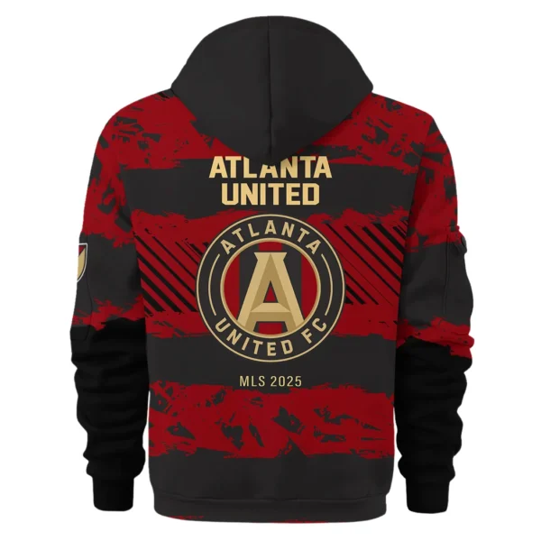 Outdoor Half-Zip Hoodie, Team Spirit Logo Design HVN1097 - Image 3