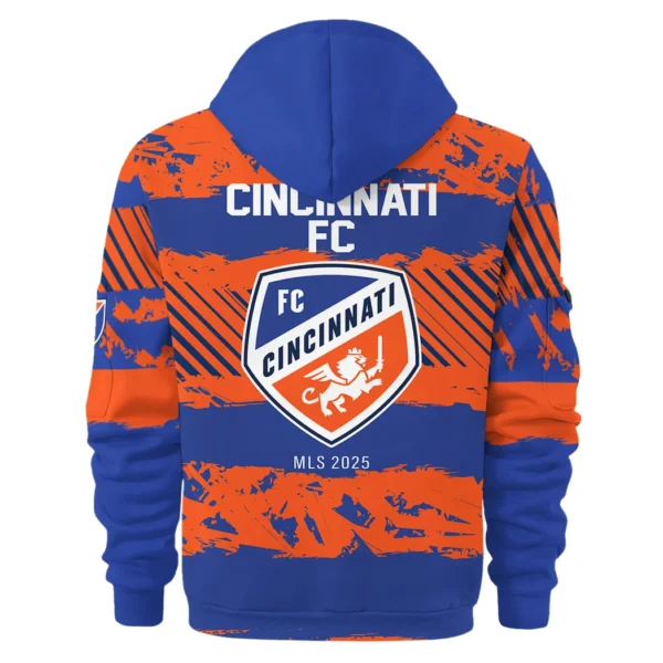 Fan Gift Hoodie Half Zipper, Sports-Inspired Logo Design HVN1097 - Image 3