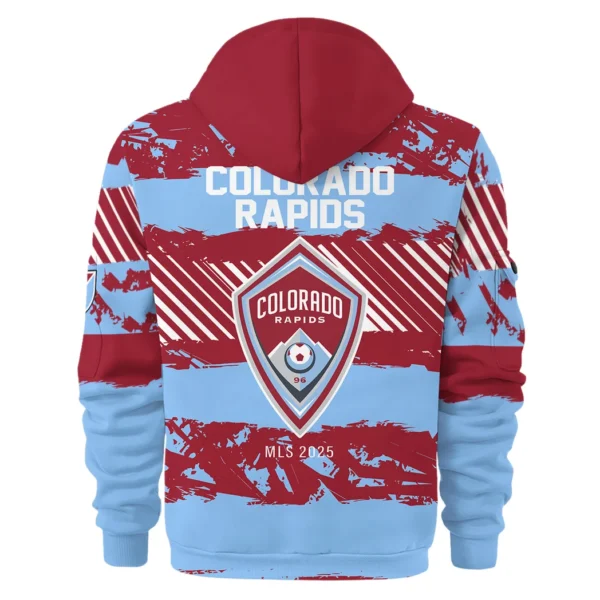 Casual Sports Hoodie Half Zipper, Modern Logo Detail Printing HVN1097 - Image 3