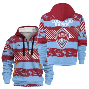 Casual Sports Hoodie Half Zipper, Modern Logo Detail Printing HVN1097