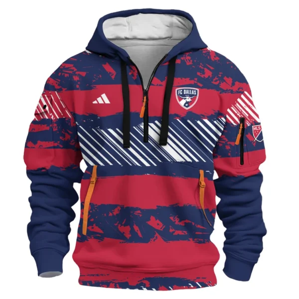 Performance Hoodie Half Zipper, Fan Edition Logo HVN1097 - Image 2