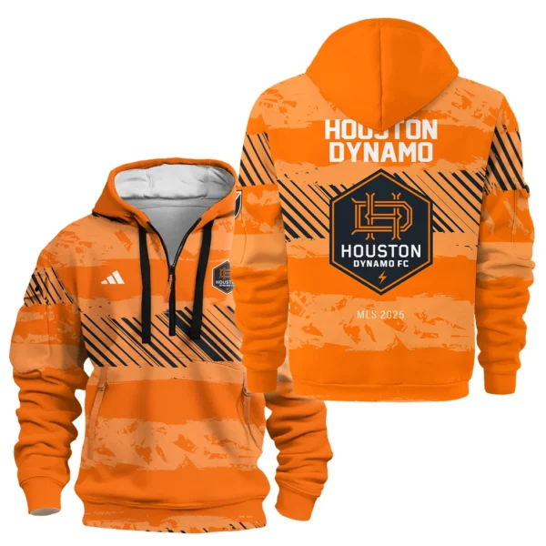 Everyday Hoodie Half Zipper, Athletic-Inspired Logo HVN1097