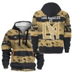 Lightweight Sports Hoodie Half Zipper, Unique Logo Print HVN1097