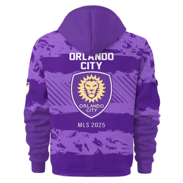 Everyday Hoodie Half Zipper, Athletic-Inspired Logo HVN1097 - Image 3