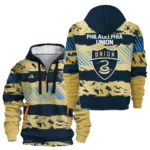 Lightweight Sports Hoodie Half Zipper, Unique Logo Print HVN1097