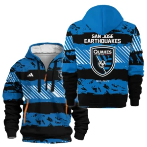 Fan Gift Hoodie Half Zipper, Sports-Inspired Logo Design HVN1097