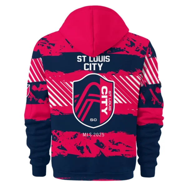 Casual Sports Hoodie Half Zipper, Modern Logo Detail Printing HVN1097 - Image 3