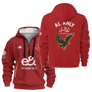 Outdoor Half-Zip Hoodie, Team Spirit Logo Design HVN1099