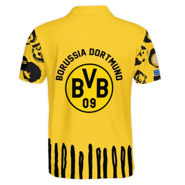Treue Schwarze Truppe Polo Shirt, Enthusiast Polo for Fans HVN1099BD - Image 3