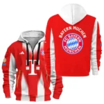 Athletic Half-Zip Hoodie, Team-Style Logo Print Hoodie Gift For Football Fans HVN1099