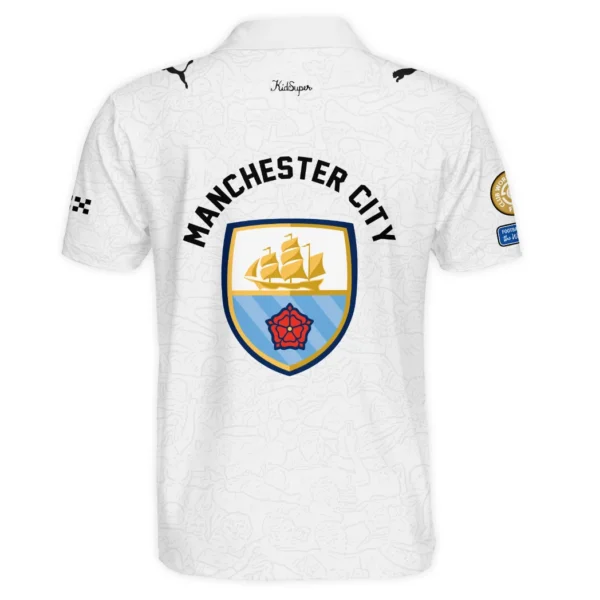 Sky Blue Squad Polo Shirt, Athletic Supporter Polo HVN1099MC - Image 3