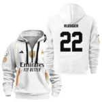 Outdoor Half-Zip Hoodie, Team Spirit Logo Design HVN1100