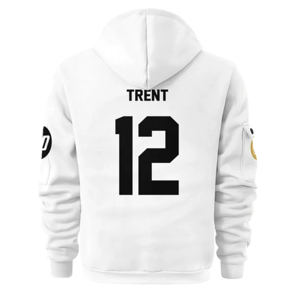 Everyday Hoodie Half Zipper, Athletic-Inspired Logo HVN1100 - Image 3