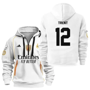 Everyday Hoodie Half Zipper, Athletic-Inspired Logo HVN1100