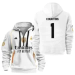 Outdoor Half-Zip Hoodie, Team Spirit Logo Design HVN1100