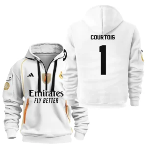 Outdoor Half-Zip Hoodie, Team Spirit Logo Design HVN1100