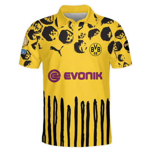 Bold Star Polo Shirt, Supporter Style Polo Shirt HVN1101JB - Image 2