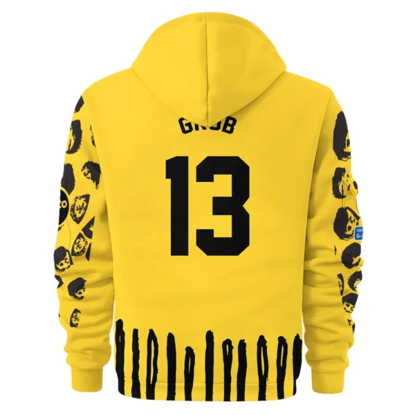 Outdoor Half-Zip Hoodie, Team Spirit Logo Design HVN1101 - Image 3