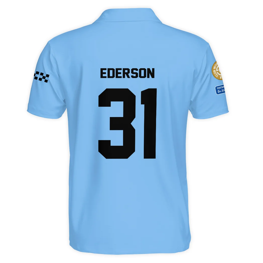 Bold Shield Polo Shirt, Sport-Inspired Polo Design HVN1102EM - Image 3