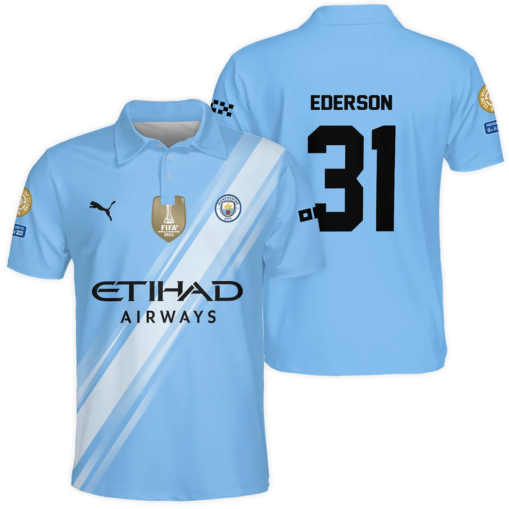 Bold Shield Polo Shirt, Sport-Inspired Polo Design HVN1102EM