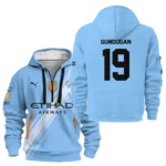 Urban Streetwear Hoodie, Half-Zip with Exclusive Logo HVN1102