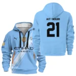 Training Hoodie Half Zipper, Fan-Friendly Logo Design HVN1102