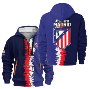 Everyday Hoodie Half Zipper, Athletic-Inspired Logo HVN1103