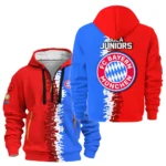 Training Hoodie Half Zipper, Fan-Friendly Logo Design HVN1103