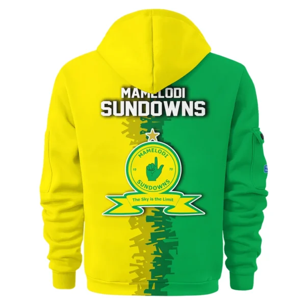 Casual Sports Hoodie Half Zipper, Modern Logo Detail Printing HVN1103 - Image 3