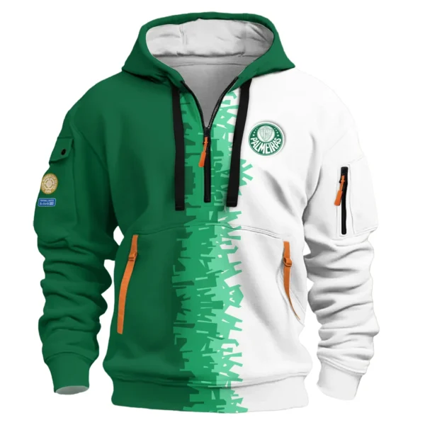 Urban Streetwear Hoodie, Half-Zip with Exclusive Logo HVN1103 - Image 2