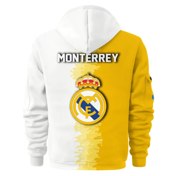 Everyday Hoodie Half Zipper, Athletic-Inspired Logo HVN1103 - Image 3