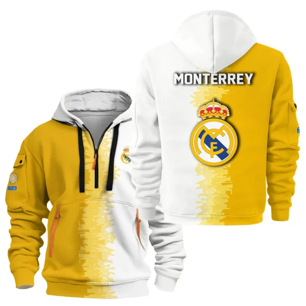 Everyday Hoodie Half Zipper, Athletic-Inspired Logo HVN1103