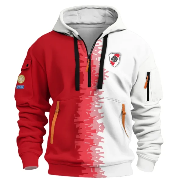 Outdoor Half-Zip Hoodie, Team Spirit Logo Design HVN1103 - Image 2