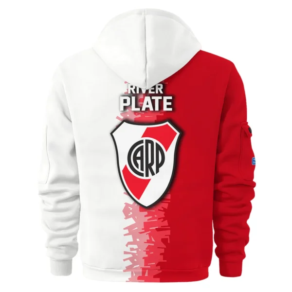 Outdoor Half-Zip Hoodie, Team Spirit Logo Design HVN1103 - Image 3