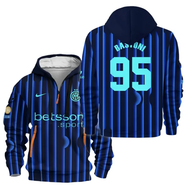 Training Hoodie Half Zipper, Fan-Friendly Logo Design HVN1104